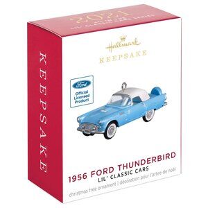 New! 1956 Ford Thunderbird Hallmark Keepsake Christmas Ornament 2021 Classic Car